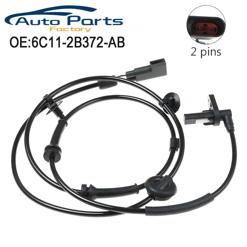 

New Front Left And Right ABS Wheel Speed Sensor For Ford Transit 2006-2015 6C11-2B372-AB 6C112B372AB