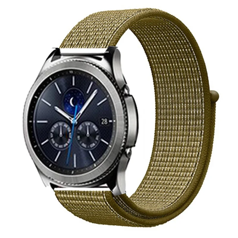 olive flak 36 22 мм ремешок для часов samsung galaxy watch 46 мм 42 мм активный 2 нейлон huawei watch gt ремешок Amazfit bip gear S3 Frontier 44 40 - Цвет ремешка: olive flak 36
