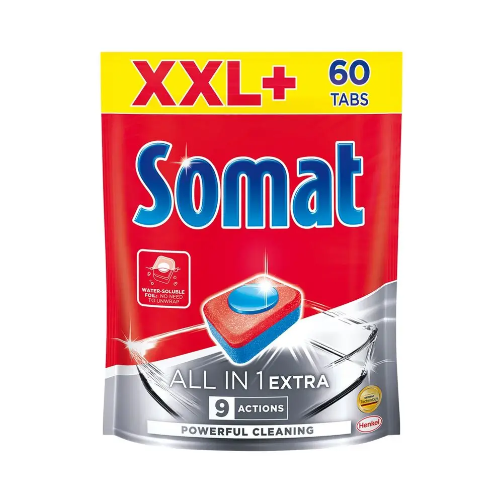 Таблетки для посудомоечной машины Somat All in 1 Extra мультифункциональное средство