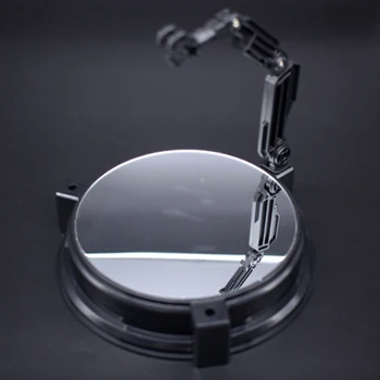 

1/6 Stand for Action Figure Universal Bent able Pose able Stand Fit 1/6 1/9 1/12 Action Figure Stand Base w mirror Accessories