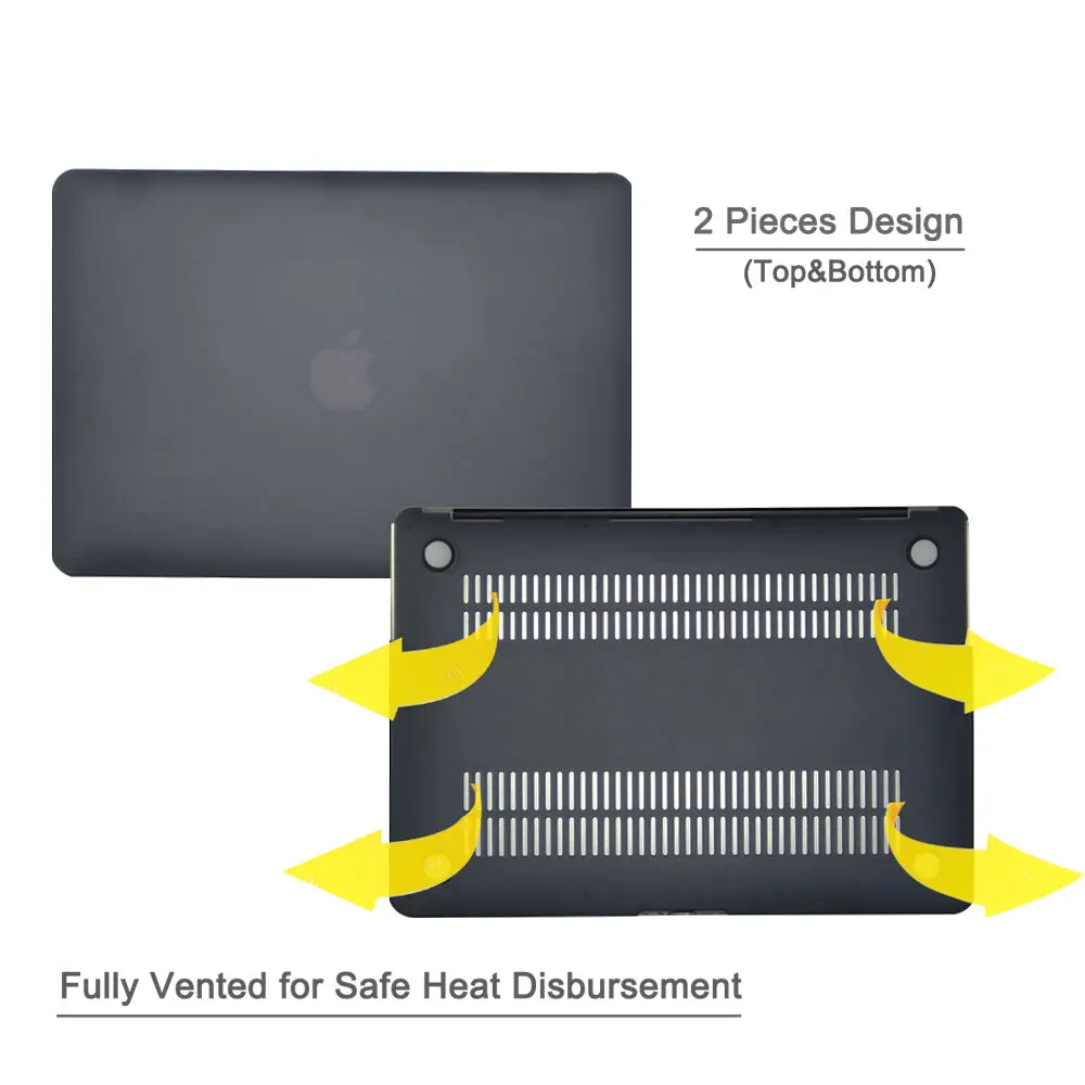 Чехол для Macbook Air 13 Новый чехол ноутбука Touch Bar ID M1 Chip Pro Retina 11 12 15 16 Mac Book 4 3 дюймов|case