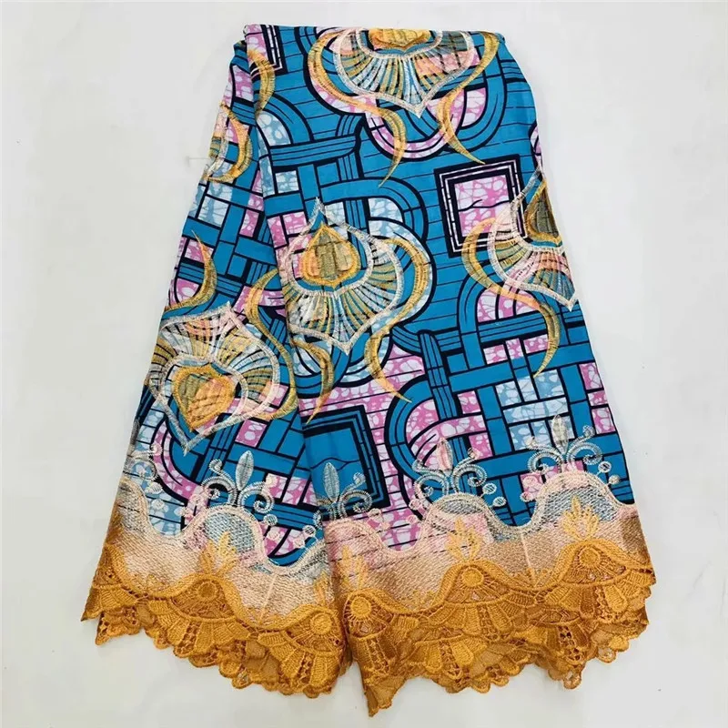 

High-End Lace Fabric 2020 Wax Cord Lace Fabric African Lace Fabric New Wax Cord Lace For Women Wedding Party Dress XM032722