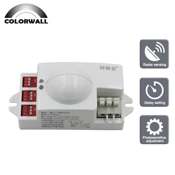 

Microwave Radar Switch AC 110V 50Hz High-Frequency Intelligent Body Sensor for Shopping Restaurants