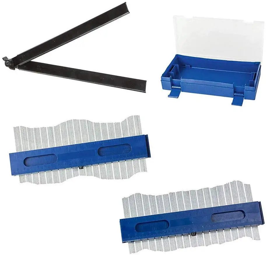 

Portable Profile Gauge Template Lengthen Contour Professional Tiling Measuring Tools Multifunctional Accurate Measuring Ruler