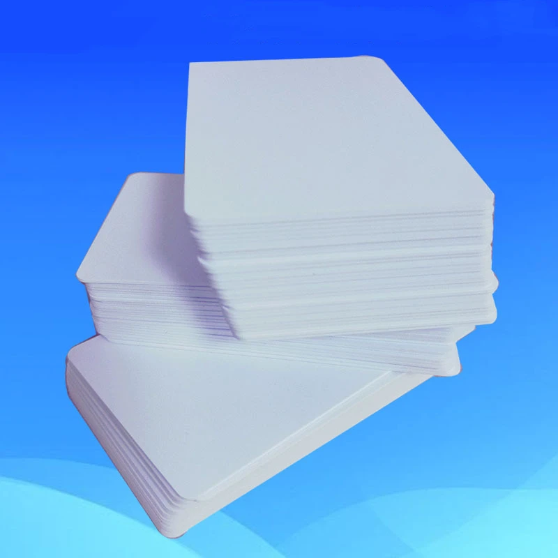 86*54mm*0.76mm Glossy White Blank Printable PVC Card For Epson Or Canon Inkjet Printer Double Side Can Be Printed
