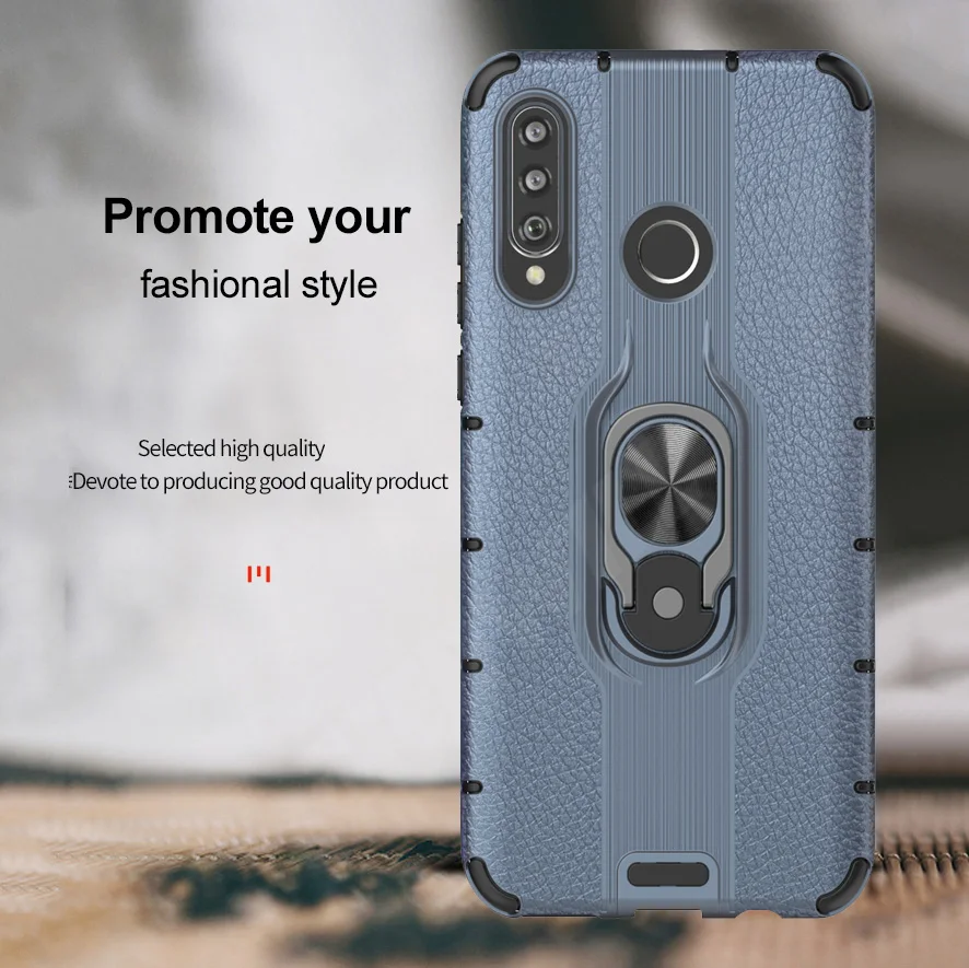 Чехол Raugee для huawei P30 Pro кольцо Броня магнитный автомобильный чехол из мягкого ТПУ