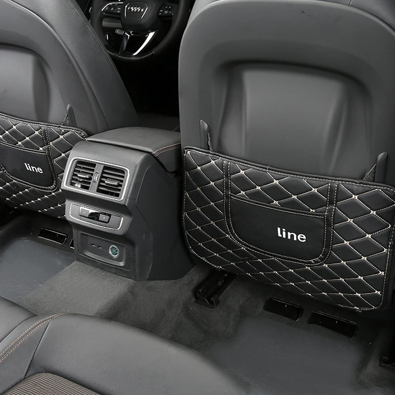 Gelinsi для Audi Q5 FY, защита для спинки сиденья, кожаный анти-удар, коврик, подушка, аксессуары для интерьера