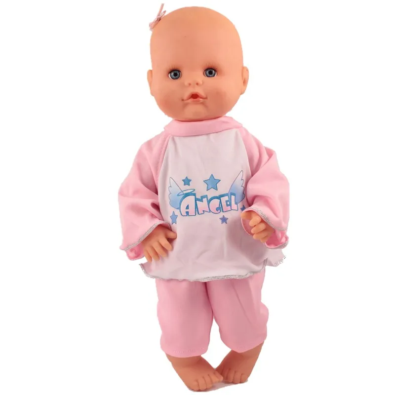 13 дюймовая кукольная одежда 35 см Nenuco Ropa Accesorios Nenuco y su Hermanita, 6 стилей, комплекты домашней одежды, одежда для сна, повседневная одежда - Цвет: pink suits