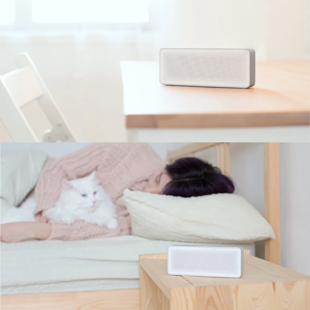 Xiaomi Mi динамик с функцией Bluetooth, квадратный 2 стерео портативный динамик, Поддержка Hands-free& AUX IN