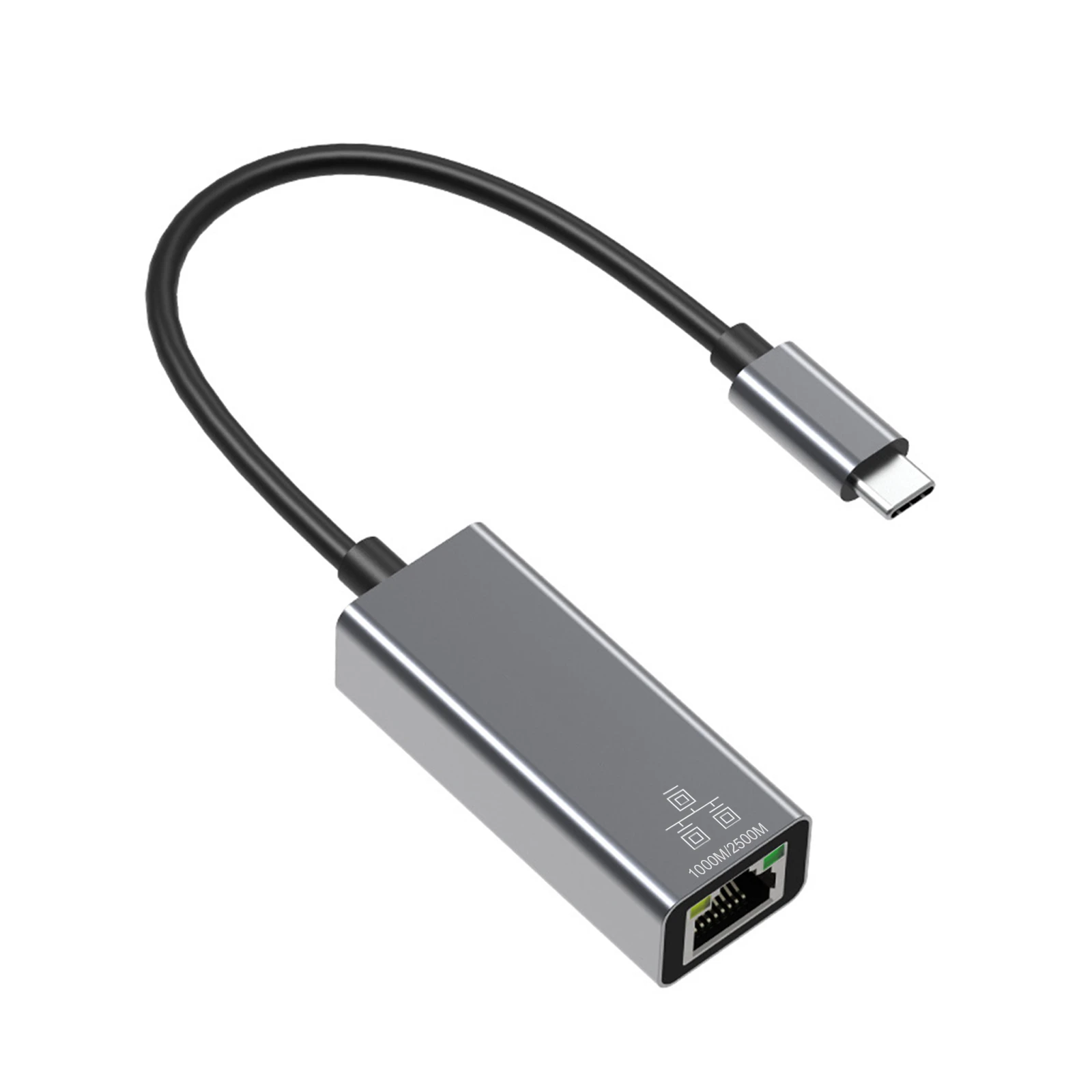 USB C 2.5G Ethernet Adapter Loại-C 2500Mbps Mạng RJ45 Lan Phù Hợp Cho Laptop Máy Tính Windows xiaomi Mạc iPad Mạng