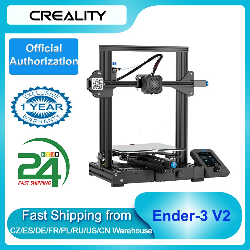 CREALITY 3D Ender-3 V2 3D Printer 220*220*250mm Print Si...
