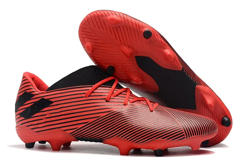 Новое поступление, Мужская футбольная обувь Messi Nemeziz 19,1, FG ace 19+ x 19,1, без шнуровки, футбольные низкие уличные ботинки, бутсы, размер US6.5-11