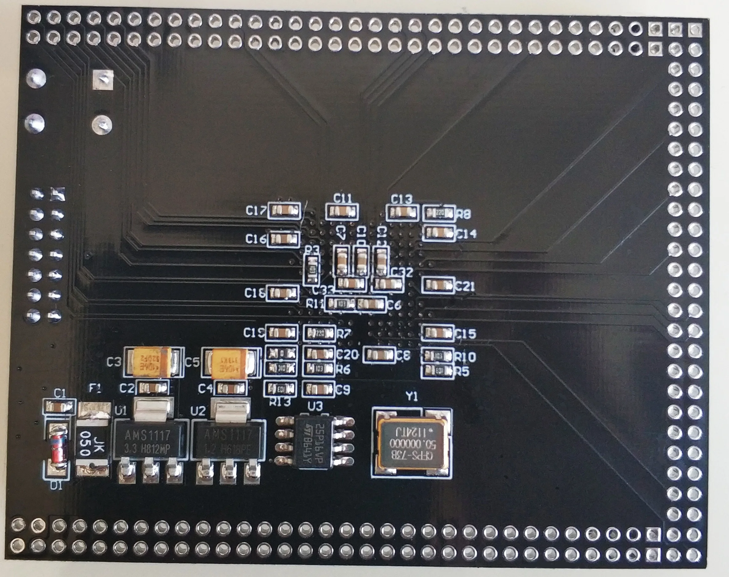 Макетная плата FPGA Spartan6 XC6SLX16 XC6SLX25 минимальная системная плата|Детали и аксессуары