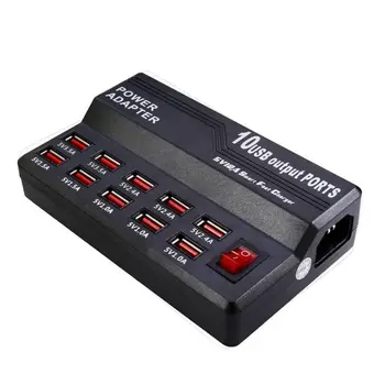 

Practical Multi-functional Intelligent High Speed Charger Mobile Phone USB Charger 10 Port 5V 3.5A For IPHONE For SAMSUNG etc.