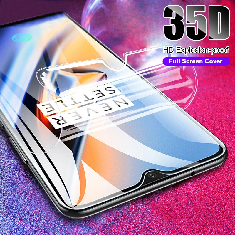 9D полная защита для Oneplus 5 5T 6 6T 7 7T 8T экрана 1 + One Plus Nord N10 N100 Гидрогелевая пленка |