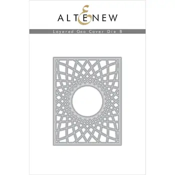 

Layered geo cover metal cutting dies cut die mold decoration Scrapbooking Embossing paper craft mould punch stencils