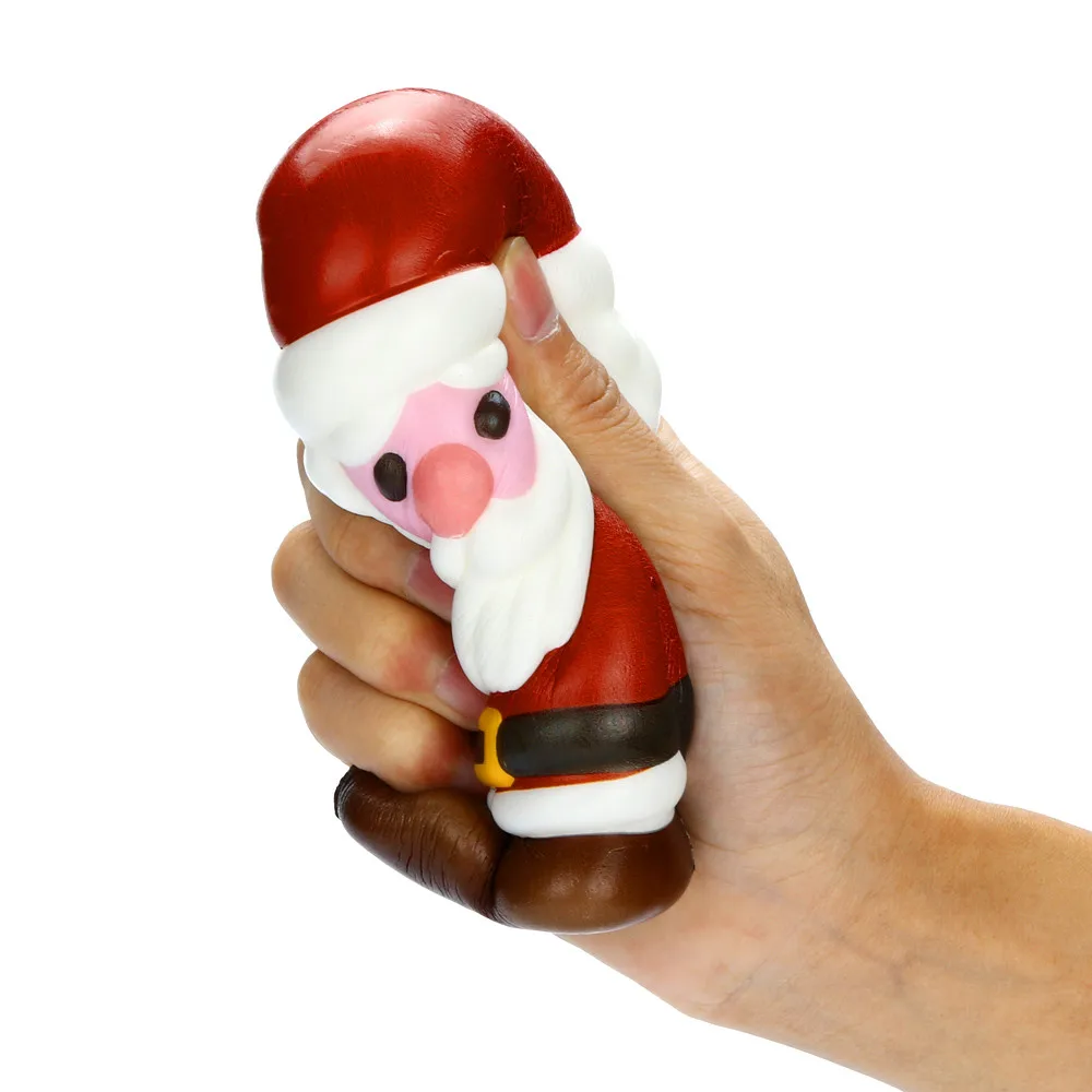 Игрушки для отдыха squishy skuishy Squishies Kawaii Рождественская игрушка медленно поднимающийся крем Ароматические игрушки для снятия стресса мягкие игрушки squishi D30828