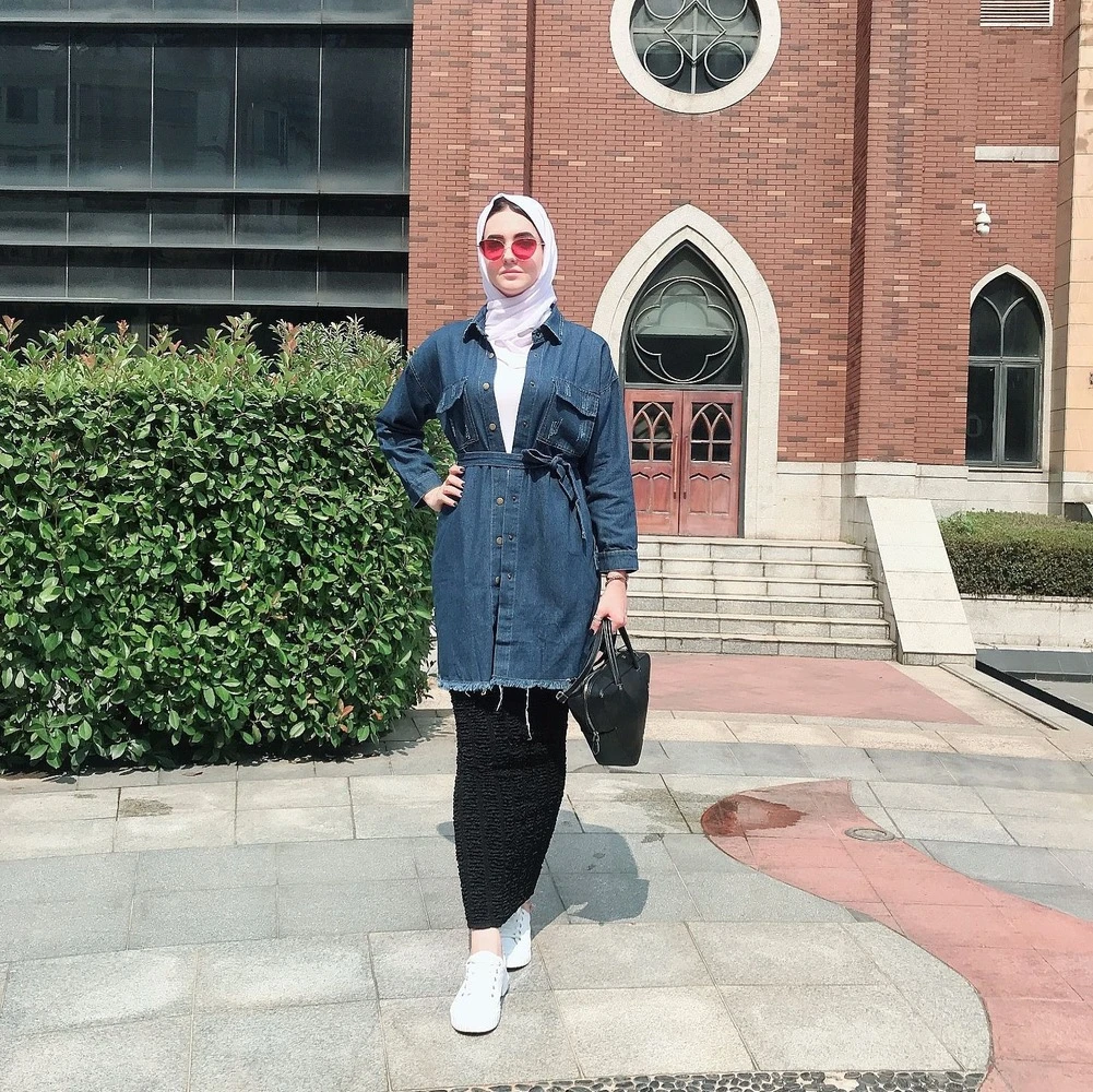 cardigan casual hijab