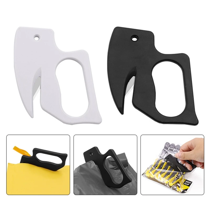 Cuchillo abrecartas de plástico, herramienta de corte de papel, sobre de correo de seguridad, cuchilla para cortar papel, 24BB