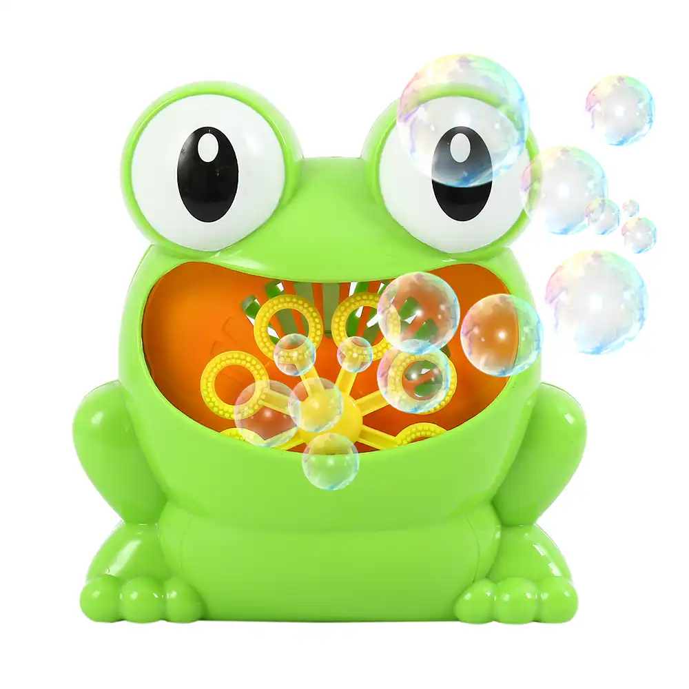 bath bubble machine frog