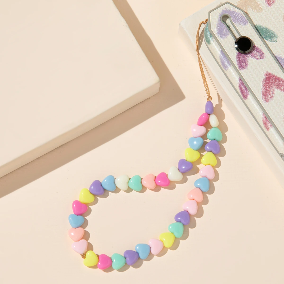 Mobile Phone Strap Silicone Bead Chain Flower Pendant Soft Pottery for Cell Case Hanging Cord Necklace Lanyard | Мобильные телефоны