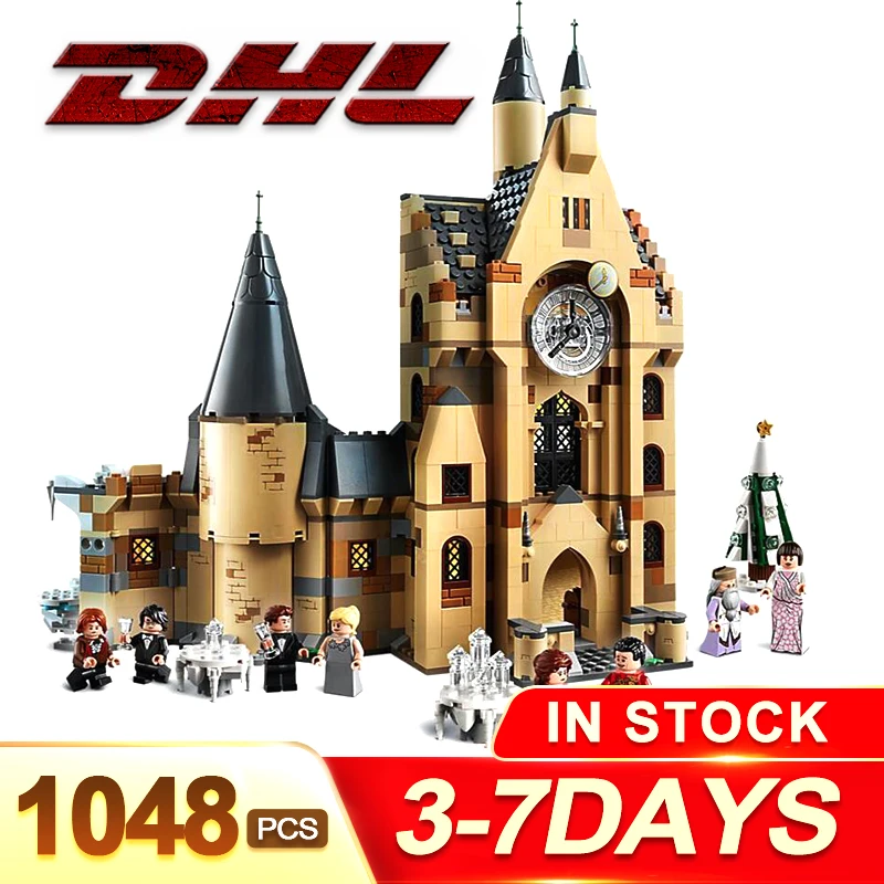 

DHL 1048 PCS Magic Clock Tower Compatible Legoed 75948 Building Blocks Brick Kits Toys Christmas Gift for boys children DIY