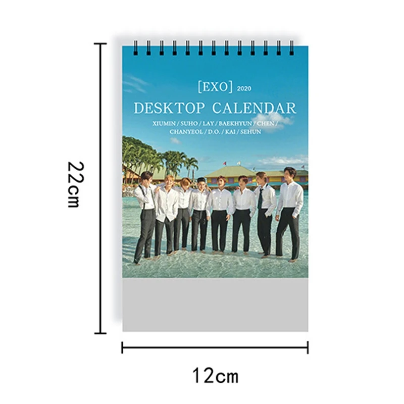 BLACKPINK EXO Desktop Stereo Calendar Poster Map Of The Soul Persona Concept Glossy Calendar Poster Home Decoration