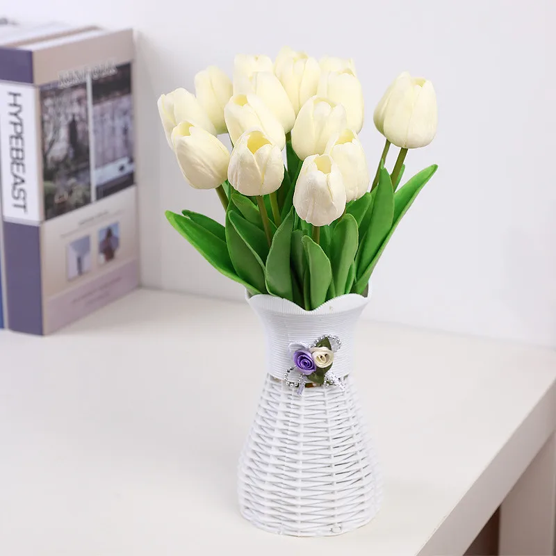 Искусственные тюльпаны, искусственные тюльпаны, искусственные цветы для свадебного букета, свадебные украшения для дома, 1 шт