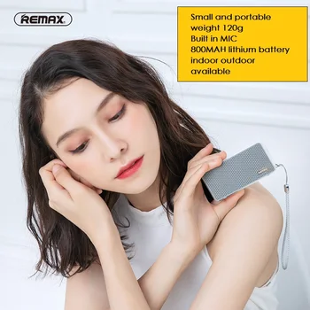 

Remax Wireless Bluetooth Spekaer Bluetooth 4.2 Desktop Fabric HIFI Bluetooth Speaker For IOS Android Smartphones RB-M35