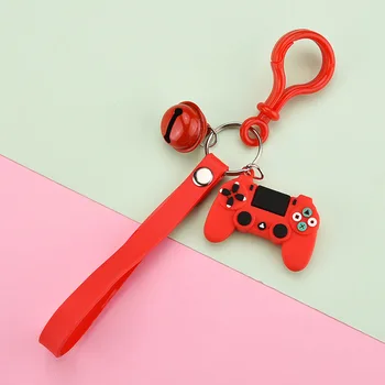 

PVC Cartoon Video Game Controller Keyring Key Chains Boyfriend Joystick machine Handle Gamepad Keychain Gift for Men Trinket