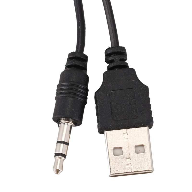 USB 2,0 для Mini A папа 3,5 мм разъем кабель для передачи данных и аудио 45 см 2 шт
