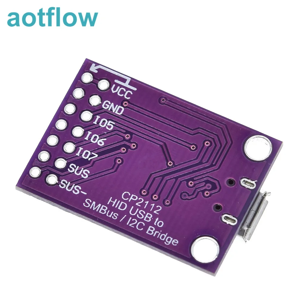 CP2112 плата отладки USB к SMBus I2C коммуникационный модуль 2 0 MicroUSB 2112 оценочный комплект