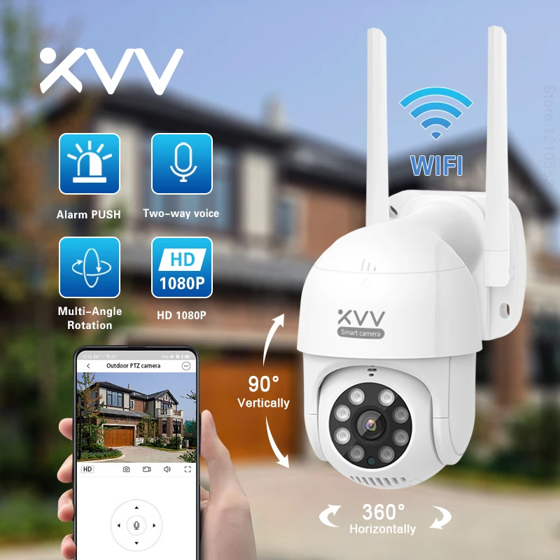 Экшн камера Xiaovv PTZ водонепроницаемая IP65 инфракрасная 8 дюймов ночное видение