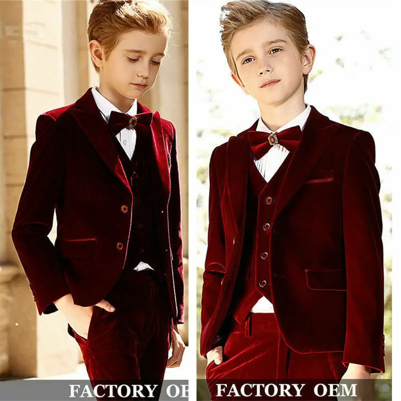 

Boy Costume Enfant Garcon Mariage Boys Suits for Weddings Terno Infantil Costume Garcon Mariage Disfraz Infantil H026