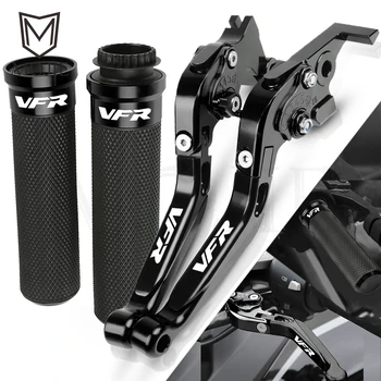 

For Honda VFR800 VFR 800 1998-2004 VFR800 Fi/W1 1998-2001 Motorcycle Accessories CNC Brake Clutch Levers Handlebar Hand Grips