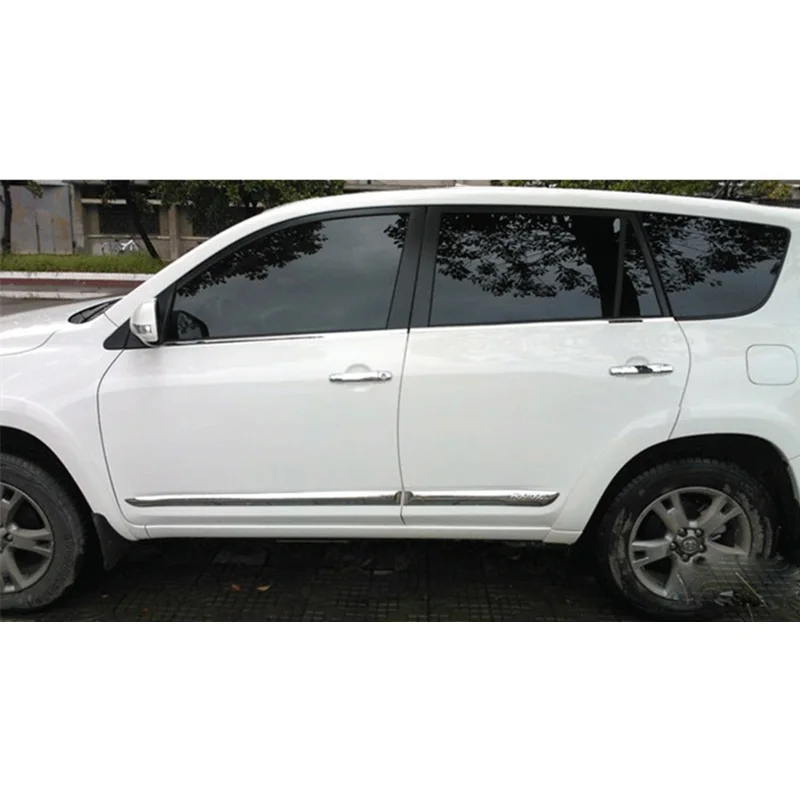 Lsrtw2017 для Toyota Rav4 края машинной двери молдинги на кузов Декоративные интерьерные аксессуары 2005 2006 2007 2008 2009 2010 2011 2012