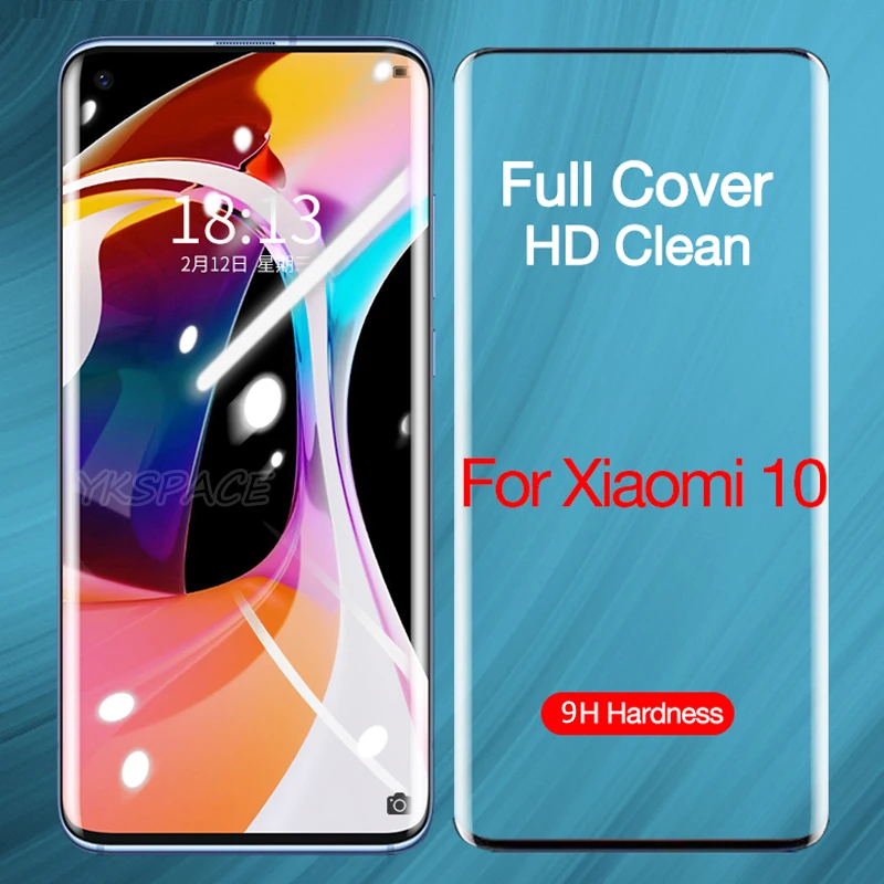 3D Curved edge 9H HD Clear Tempered Glass For Xiaomi MI 11 10 Pro Ultra Note Lite Transparent Screen Protector Film | Мобильные