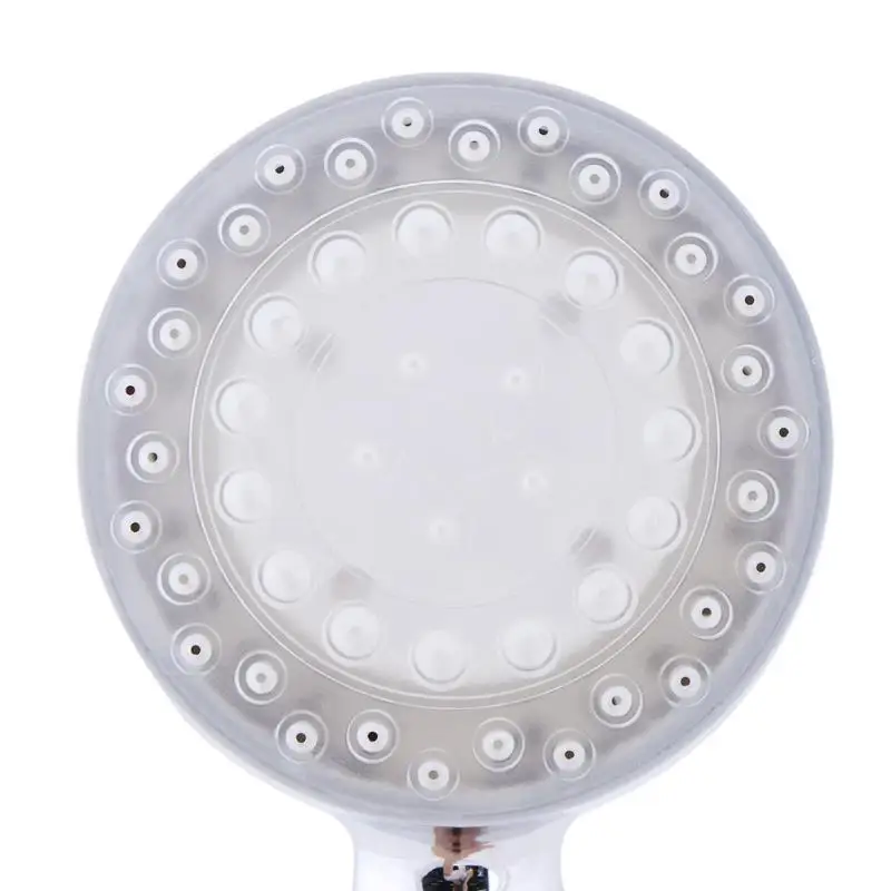 7 цветов, изменяющий душ со светодиодной подсветкой, без батареи, автоматический водопад, душ, одна круглая душевая кабина