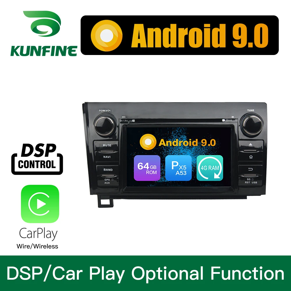 Android 9,0, четыре ядра, 4 Гб ОЗУ, 64 Гб ПЗУ, автомобильный DVD gps навигатор, мультимедийный плеер, стерео для Sequoia,, hendunium