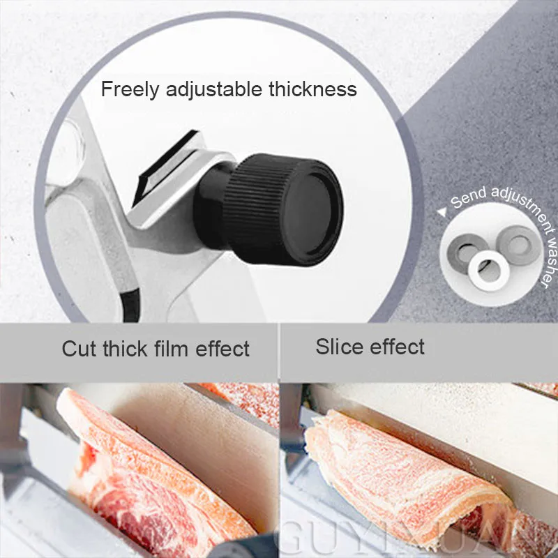 Коммерческий ручной многофункциональный слайсер для мяса замороженное мясо говядина машина для резки ягненка бытовая ручная слайсер