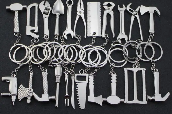

All Tools Keychain - Fashion Vise Key Chain Metal Adjustable Creative Tool Ring Keyring Events vise Keychain Mini Gift
