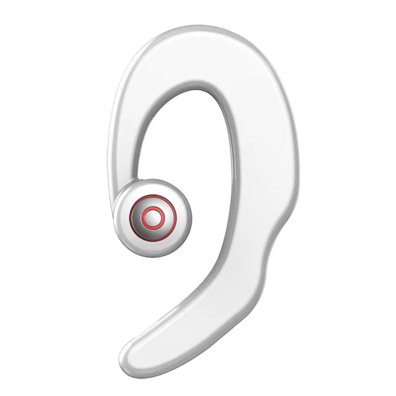 Bluetooth гарнитура безболезненные стерео бас наушники дизайн человеческого тела легкие Беспроводные спортивные наушники - Цвет: W