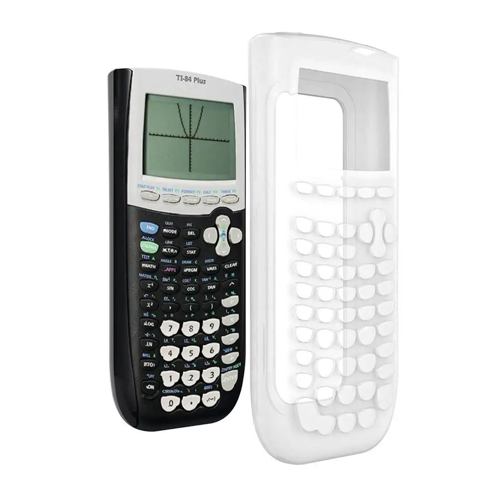 Силиконовый чехол для инструментов TI-84 Plus калькулятор Мягкий ТПУ устойчивый к царапинам белый розовый синий черный калькулятор защитный чехол