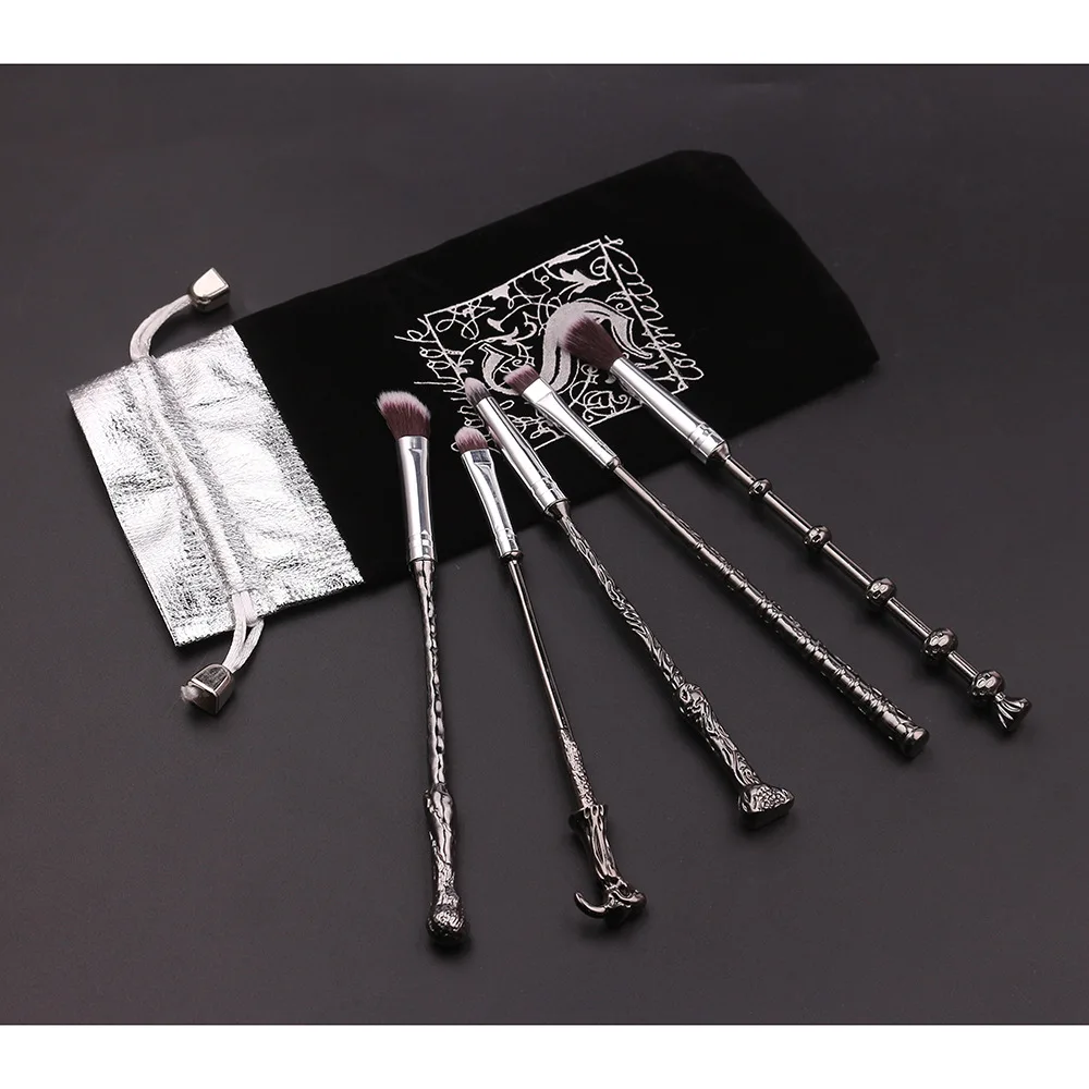 

Profesional Harry Makeup Brush Set Wand Eye Shadow Brush Beauty Soft Nylon Hair Cosmetics Brush Tool Makeup Kits 5 Pcs/Set