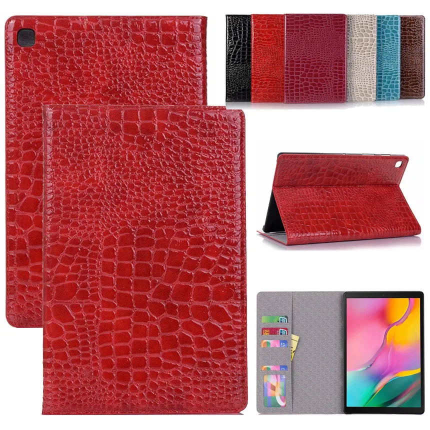 Чехол из крокодиловой кожи для Samsung Galaxy Tab S5e 10,5 SM-T720 T725 Роскошный чехол из искусственной кожи слот для карт чехол для Tab S5E 10,5"