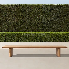 Классический стиль натуральная уличная мебель из тиковой древесины большой журнальный столик