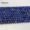 Natural Lapis Lazuli 6mm Smooth Round Stone Loose Beads For Jewelry Making DIY Bracelets Necklace Strands 2