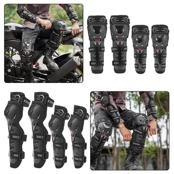 

4pcs Motorcycle Protective Gear Motocross Knee Protector Brace Protection Elbow Pad Kneepad Motorcycle Sports Cycling Guard
