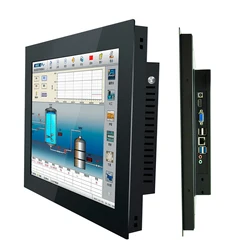 Mini tablette PC industrielle tout en un avec écran tactile résistif, 17.3 pouces, avec rs 232 COM WiFi, 1366x768 
