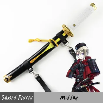 

Animation wooden knives and swords dancing in disorder